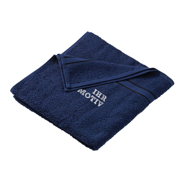 Frottier-Duschtuch mit Logostick