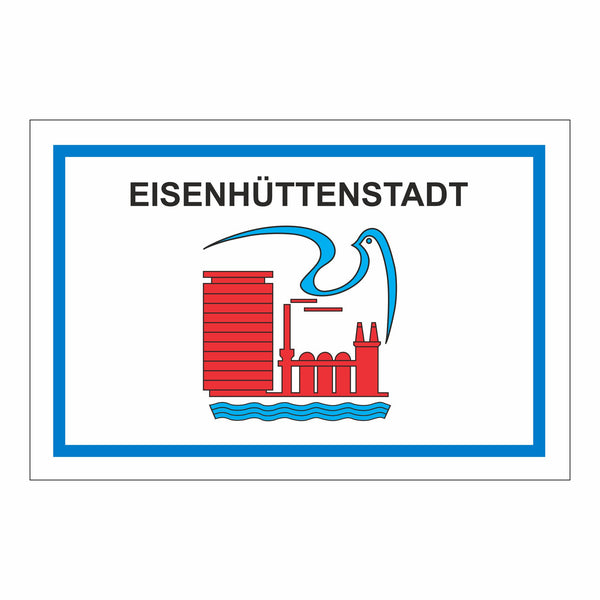Eisenhüttenstadt, Stadt Fahne / Flagge