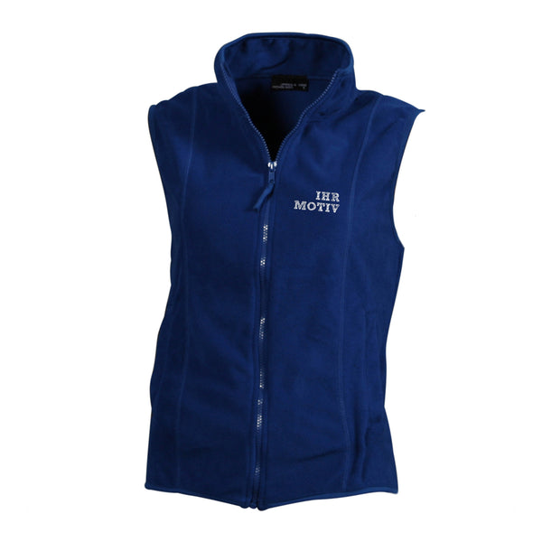Damen-Fleece-Weste in Royalblau