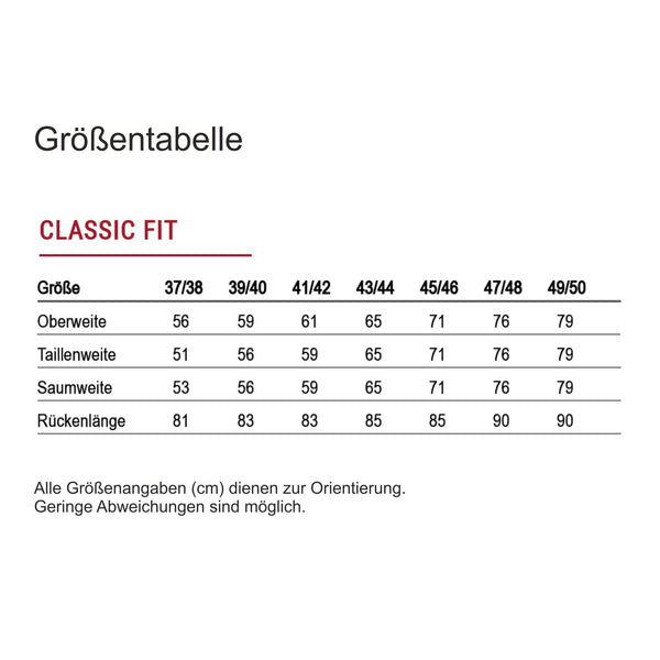 Pilotenhemd Classic Fit Langarm