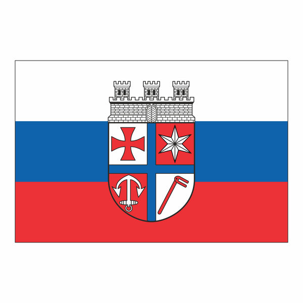 Hochheim am Main, Stadt Fahne / Flagge