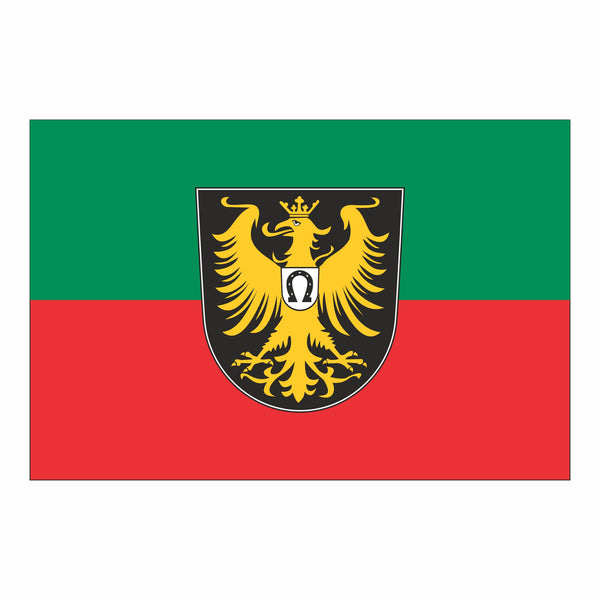 Isny im Allgäu, Stadt Fahne / Flagge