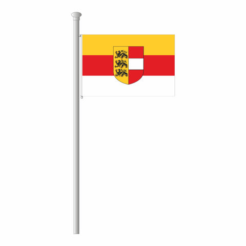 Kärnten mit Wappen Flagge Querformat