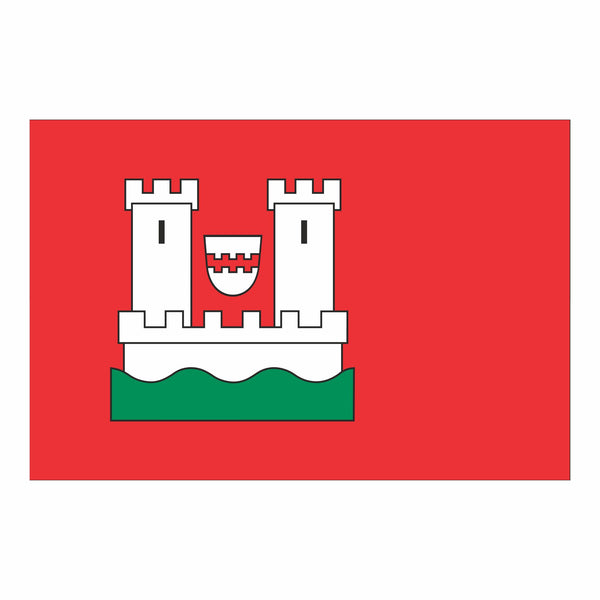 Niederkassel, Stadt Fahne / Flagge