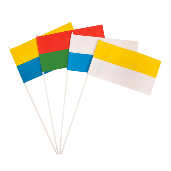 Papierfähnchen waagrecht gestreift