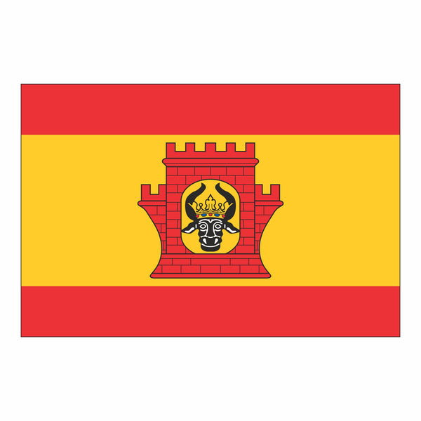 Plau am See, Stadt Fahne / Flagge