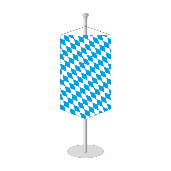 Tischbanner Bayern, bayerische Raute 