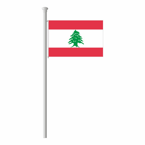 Libanon Flagge Querformat