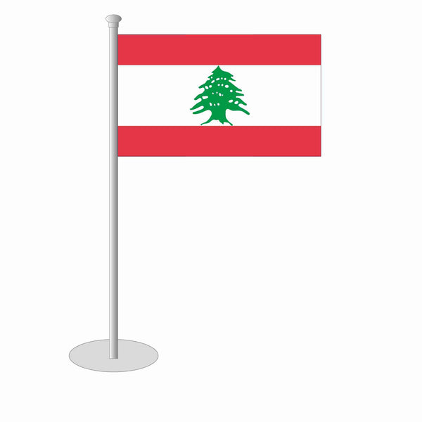 Libanon Tischfähnchen