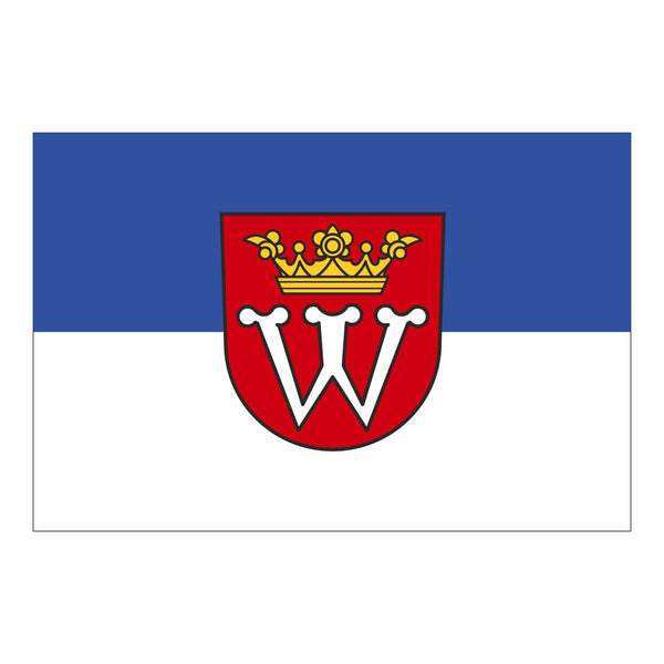 Weikersheim, Stadt Fahne / Flagge