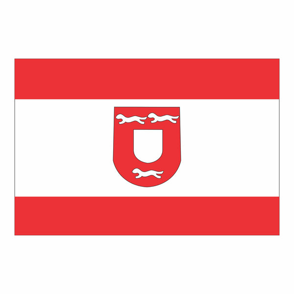 Wesel, Stadt Fahne / Flagge