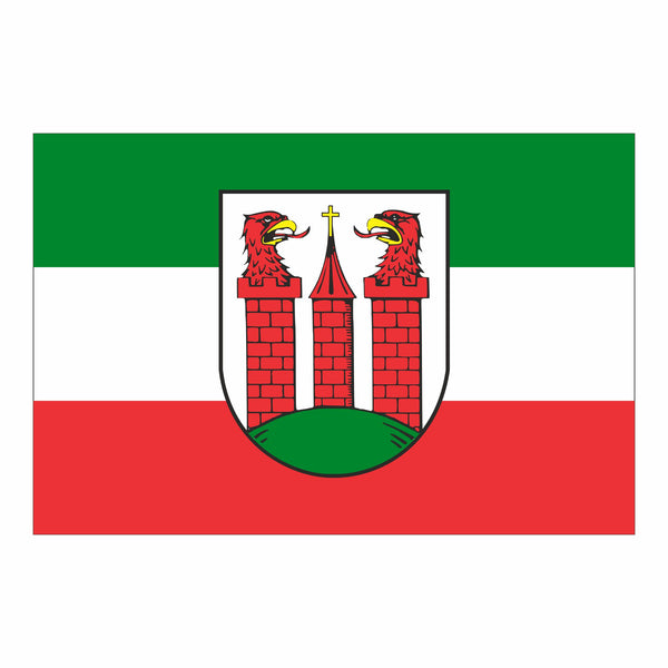 Wesenberg, Stadt Fahne / Flagge