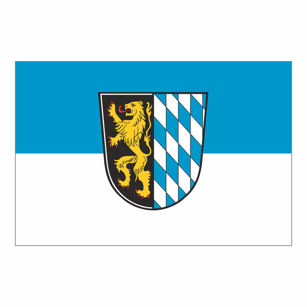 Wiesloch, Stadt Fahne / Flagge