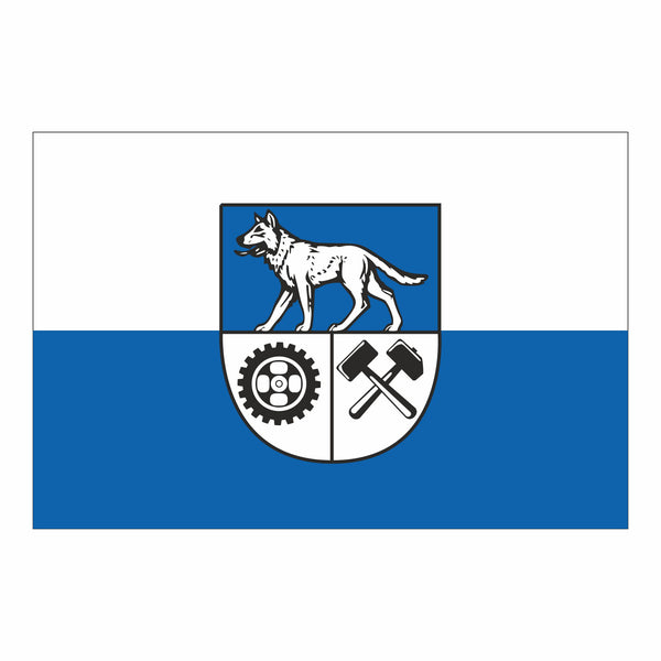 Wilkau-Haßlau, Stadt Fahne / Flagge