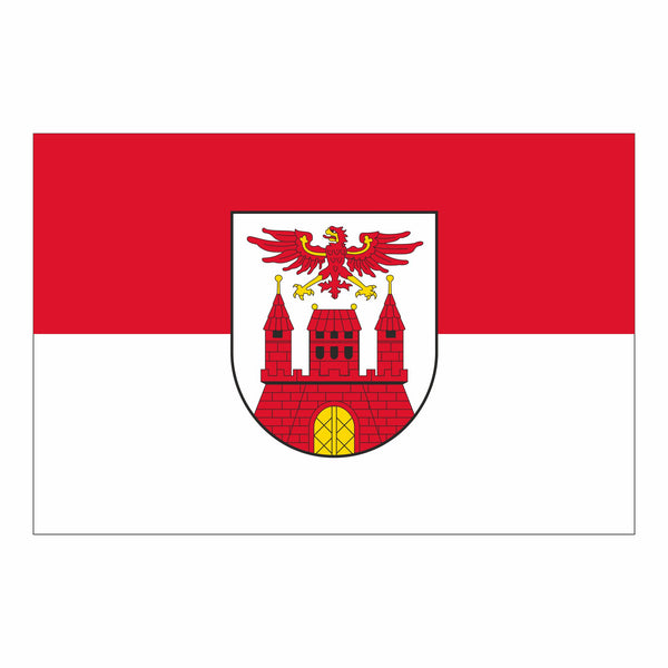 Wittenberge, Stadt Fahne / Flagge