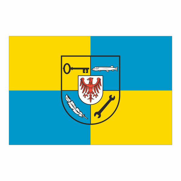 Wriezen, Stadt Fahne / Flagge