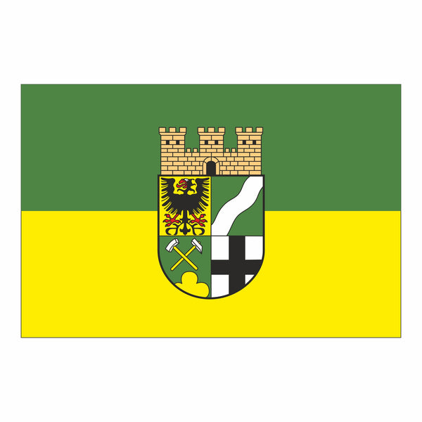 Würselen, Stadt Fahne / Flagge