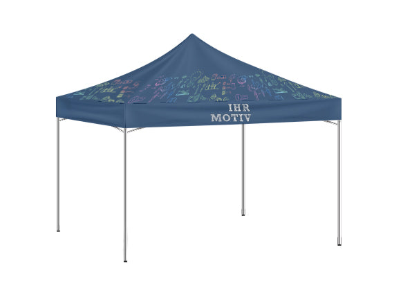 Bedrucktes Faltzelt 3m x 3m
