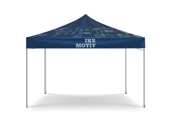 Bedrucktes Faltzelt 3m x 4,5m