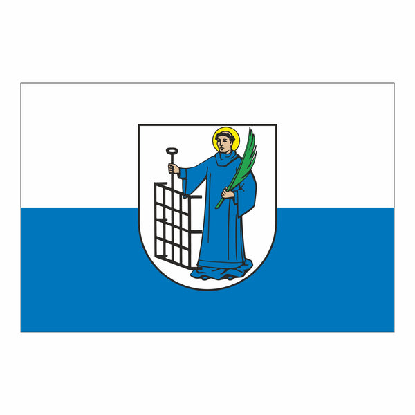 Zwenkau, Stadt Fahne / Flagge