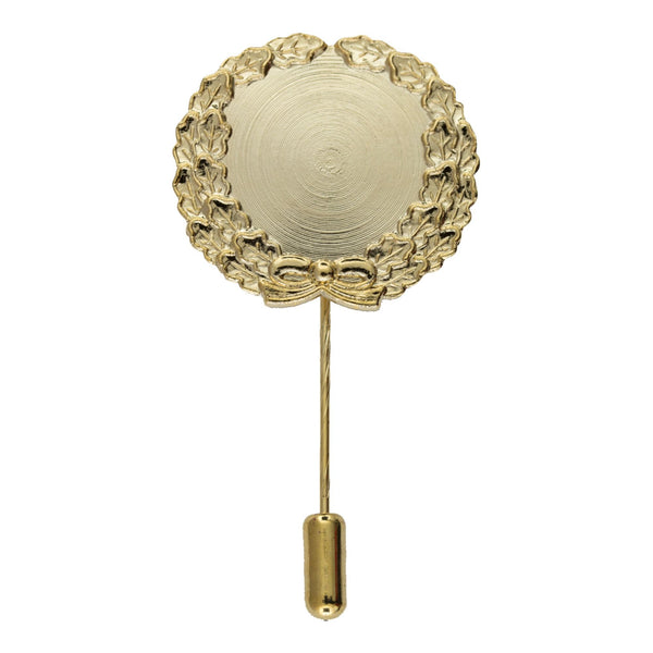 Eichenlaubkranz gold lange Nadel