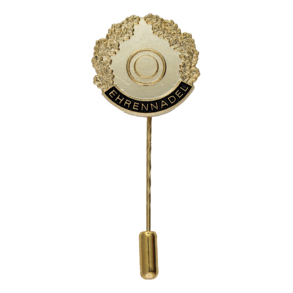 Eichenlaubkranz Ehrennadel gold lange Nadel