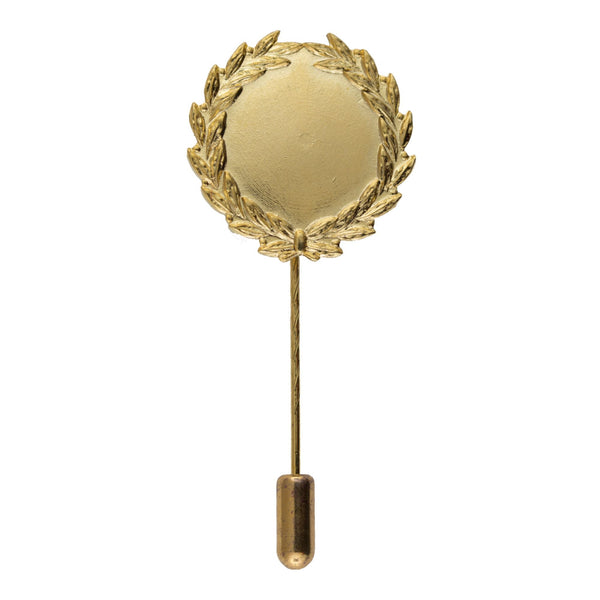 Lorbeerkranz gold mit langer Nadel