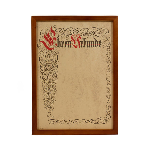 Urkundenrahmen Trend aus hellem Echtholz