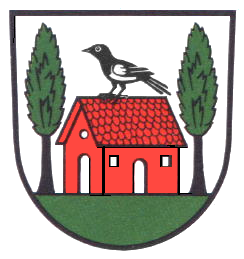 Das Wappen der Gemeinde Aglasterhausen