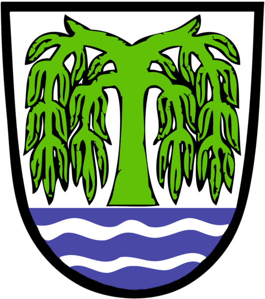 Das Gemeindewappen von Straußfurt