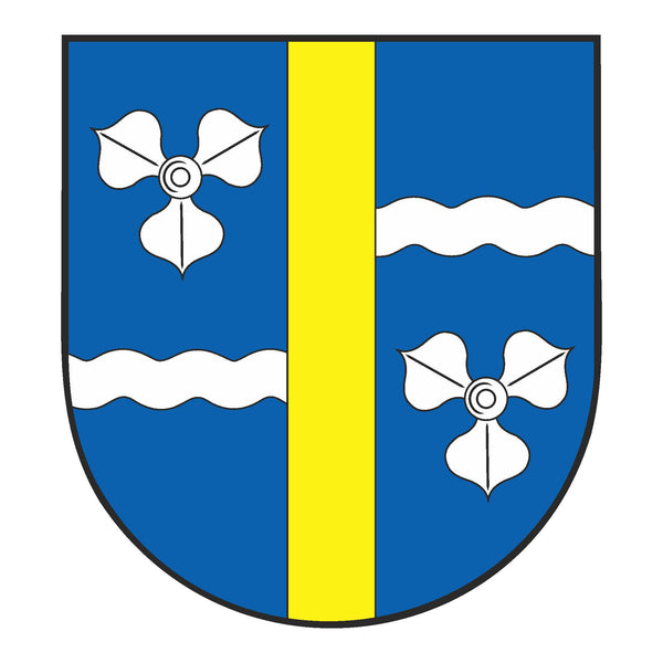 Das Wappen der Gemeinde Achterwehr