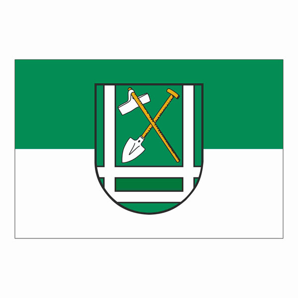 Die Gemeindefahne von Adelheidsdorf