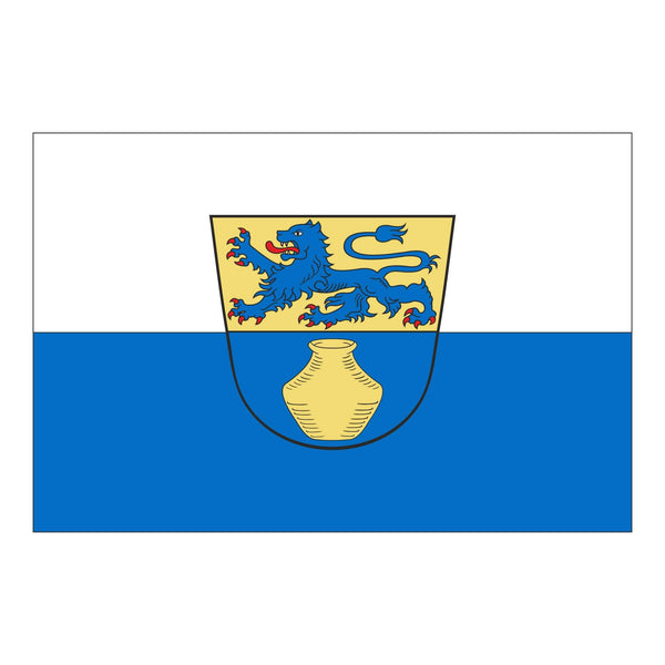 Die Flagge der Gemeinde Adendorf in Niedersachsen