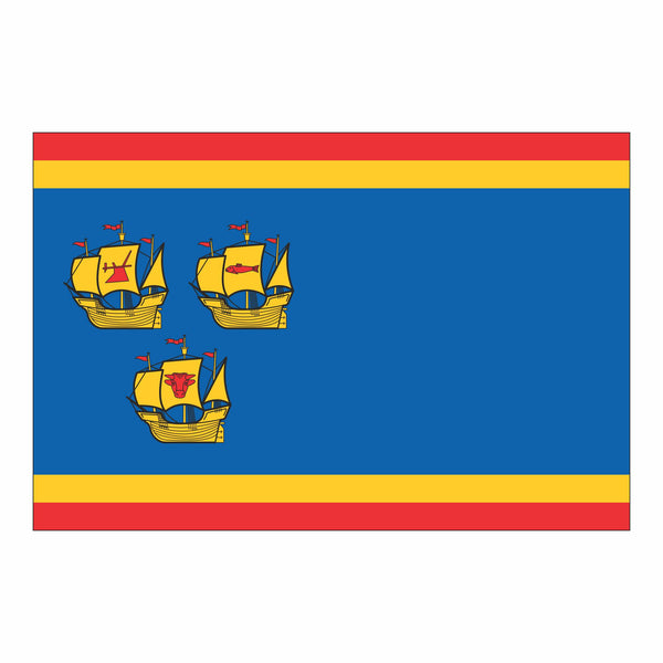 Die Fahne der Gemeinde Ahrenshöft.