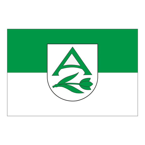 Gemeindeflagge Albershausen mit Wappen