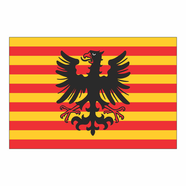 Die Gemeindefahne von Alpen