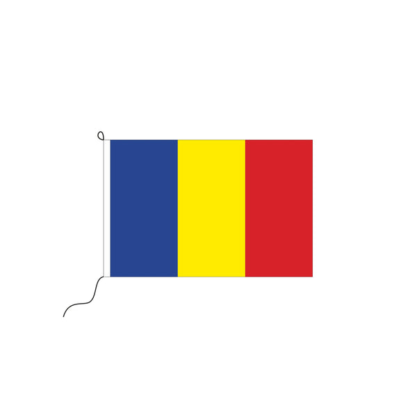 Andorra ohne Wappen Kleinfahne