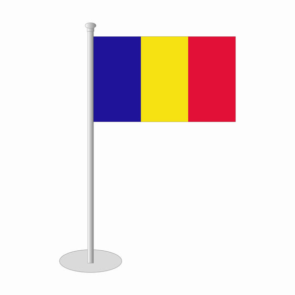 Andorra ohne Wappen Tischfähnchen