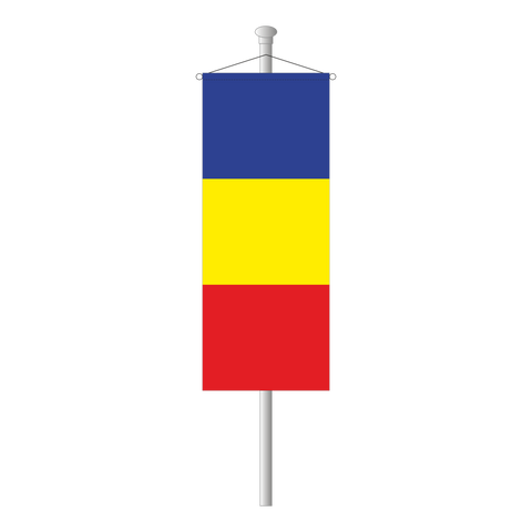 Andorra ohne Wappen Bannerfahne