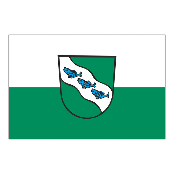 Die Stadtflagge der kreisfreien Stadt Ansbach