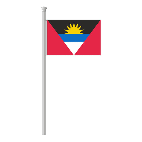 Antigua und Barbuda Flagge Querformat