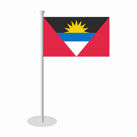 Antigua und Barbuda Tischfähnchen