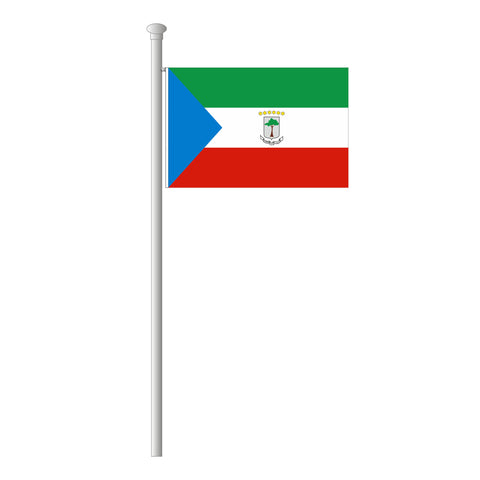 Äquatorialguinea Flagge Querformat
