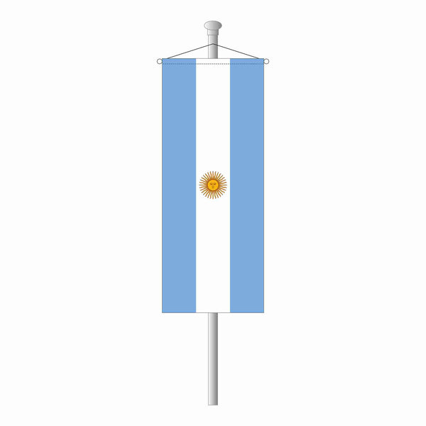 Argentinien mit Sonne Fahne