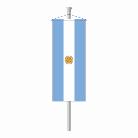 Argentinien mit Sonne Fahne