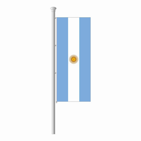 Hissfahne Argentinien mit Sonne