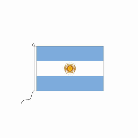 Kleinfahne Argentinien mit Sonne