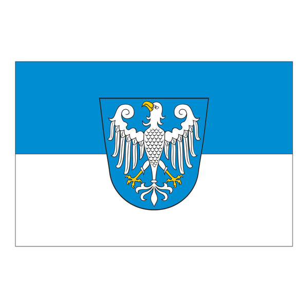 Friedensfahne als Hissflagge im Querformat, weiße Taube auf blau – Fahnen  Koessinger GmbH