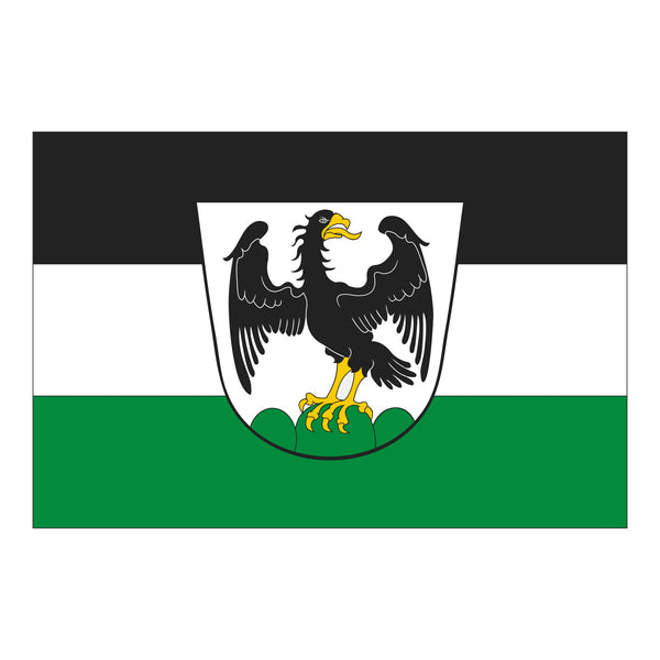 Die Flagge der Stadt Arnstein in Unterfranken