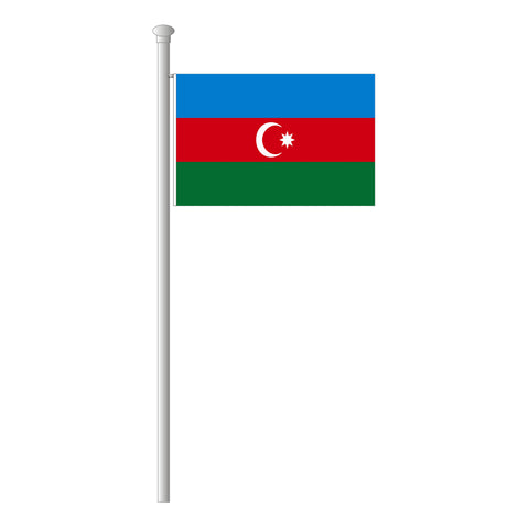 Aserbaidschan Flagge Querformat